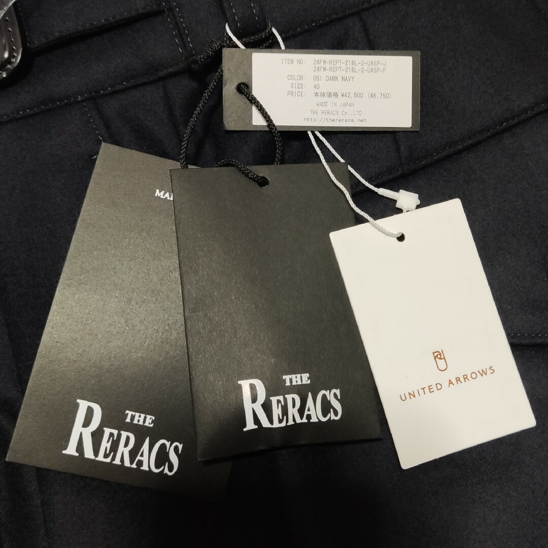 THE RERACS - 24AW THE RERACS グルカパンツ NAVY GURKHA ワイド THE RERACS - 24AW THE RERACS グルカパンツ NAVY GURKHA ワイド