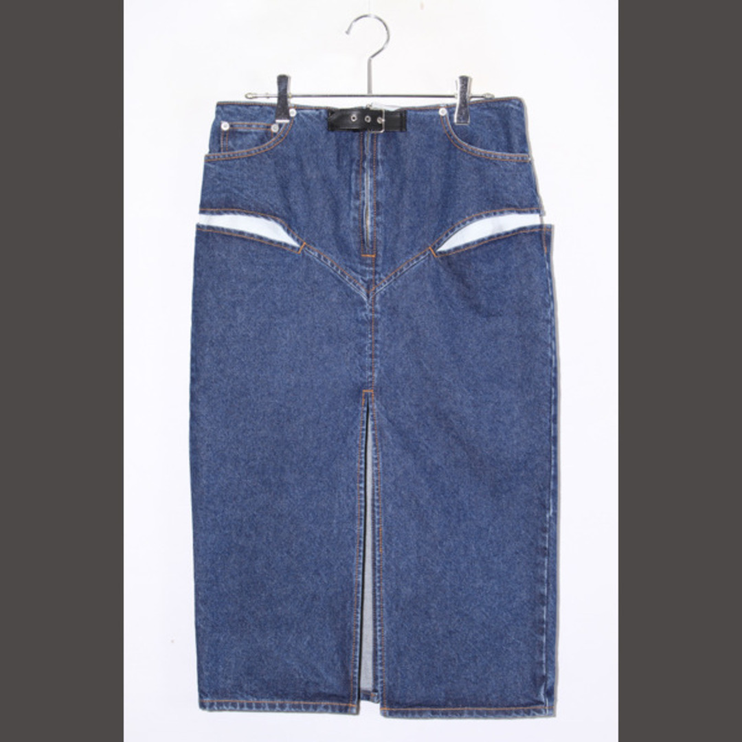 24SS FETICO フェティコ カットアウトデニムミディスカート 1 24SS FETICO フェティコ カットアウトデニムミディスカート 1