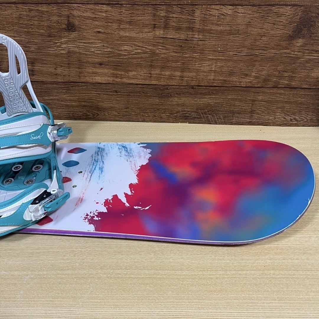 初心者オススメ レディース スノーボード 2点セット 142cm かわいい 初心者オススメ レディース スノーボード 2点セット 142cm かわいい