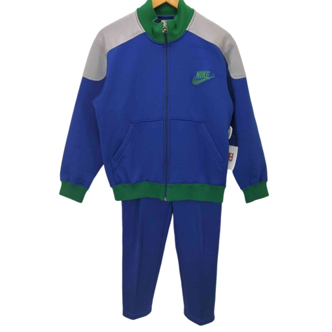 NIKE(ナイキ) 80s 紺タグ 日本製 ロゴ刺繍ジャージセットアップ NIKE(ナイキ) 80s 紺タグ 日本製 ロゴ刺繍ジャージセットアップ