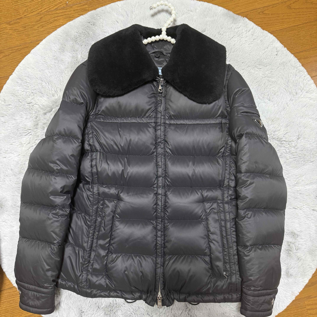 PRADA - 新品同様‼︎正規品PRADA ボア襟 2wayダウンジャケット PRADA - 新品同様‼︎正規品PRADA ボア襟 2wayダウンジャケット