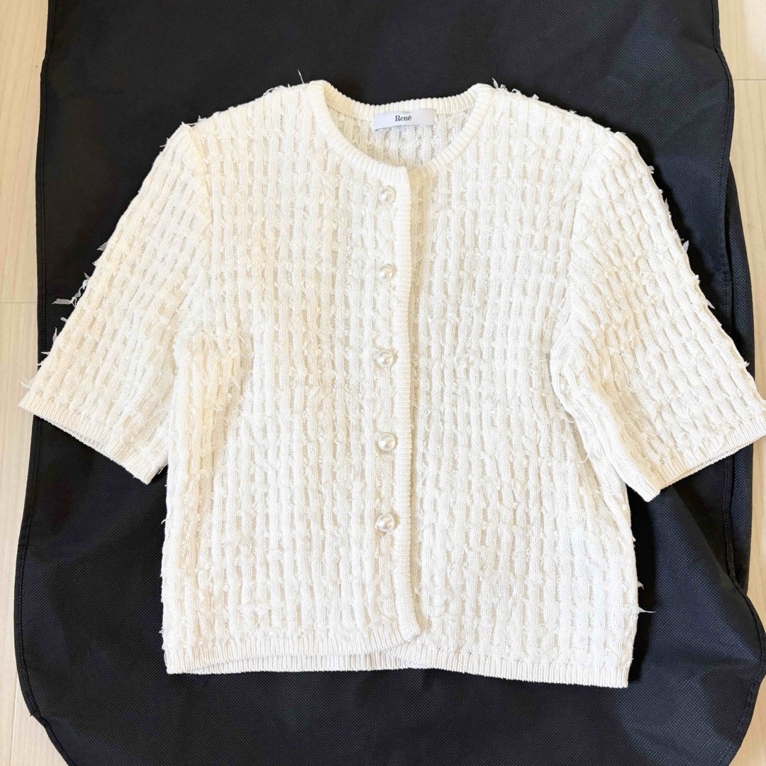 René - ルネ Rene 6422020 ニットジャケット 半袖カーディガン René - ルネ Rene 6422020 ニットジャケット 半袖カーディガン
