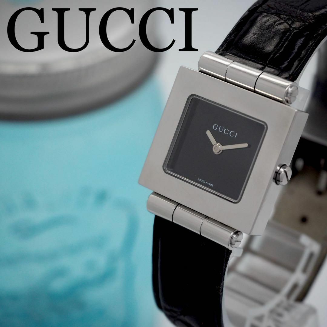 GUCCI - 119 GUCCI レディース腕時計 スクエア 600J シルバー GUCCI - 119 GUCCI レディース腕時計 スクエア 600J シルバー