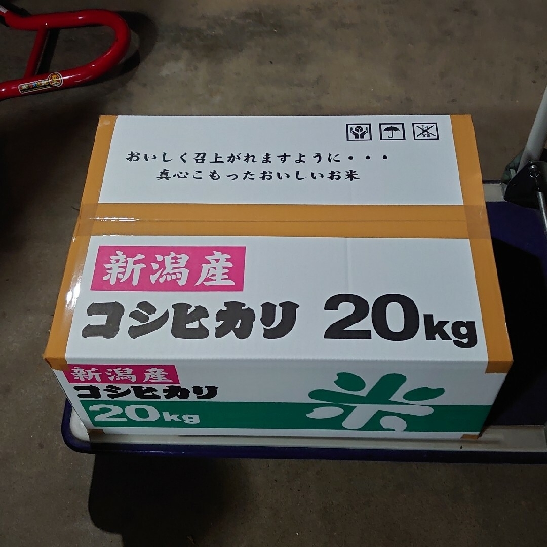 農家直送!新潟コシヒカリ玄米20kg 農家直送!新潟コシヒカリ玄米20kg
