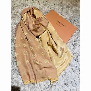 LOUIS VUITTON - ルイヴィトン 大判ストール モノグラム LOUIS VUITTON - ルイヴィトン 大判ストール モノグラム