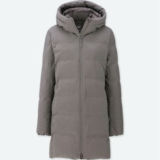 ユニクロ(UNIQLO)の売切値下げ【ユニクロ】シームレスダウンショートコート Sサイズ グレー(ダウンコート)