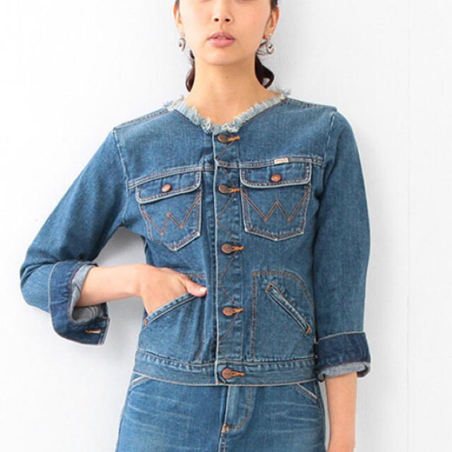 BEAMS(ビームス)の【やみ様専用】WRANGLER デニムジャケット レディースのジャケット/アウター(Gジャン/デニムジャケット)の商品写真