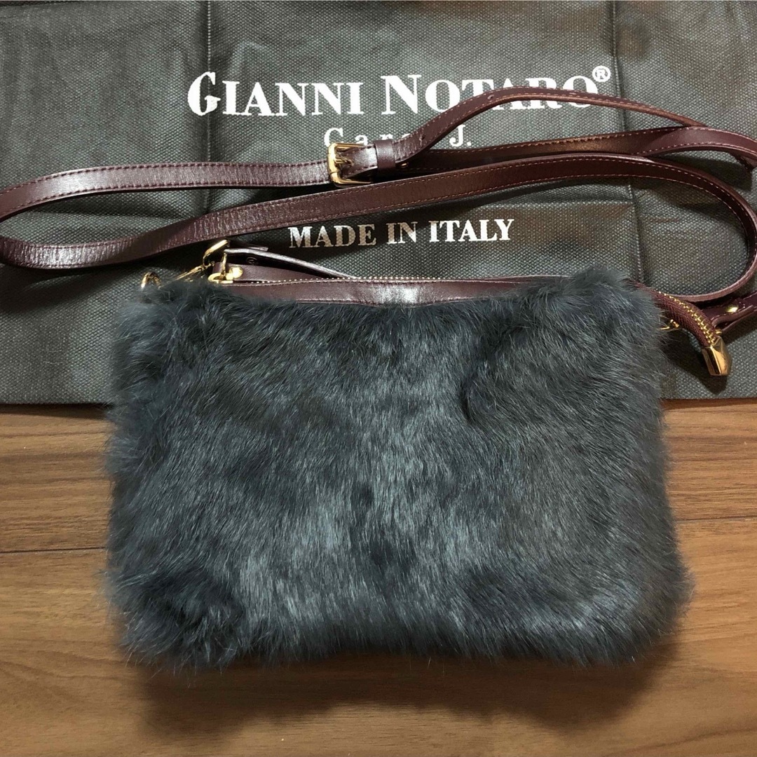 Demi-Luxe BEAMS 2way ファーバッグ Demi-Luxe BEAMS 2way ファーバッグ