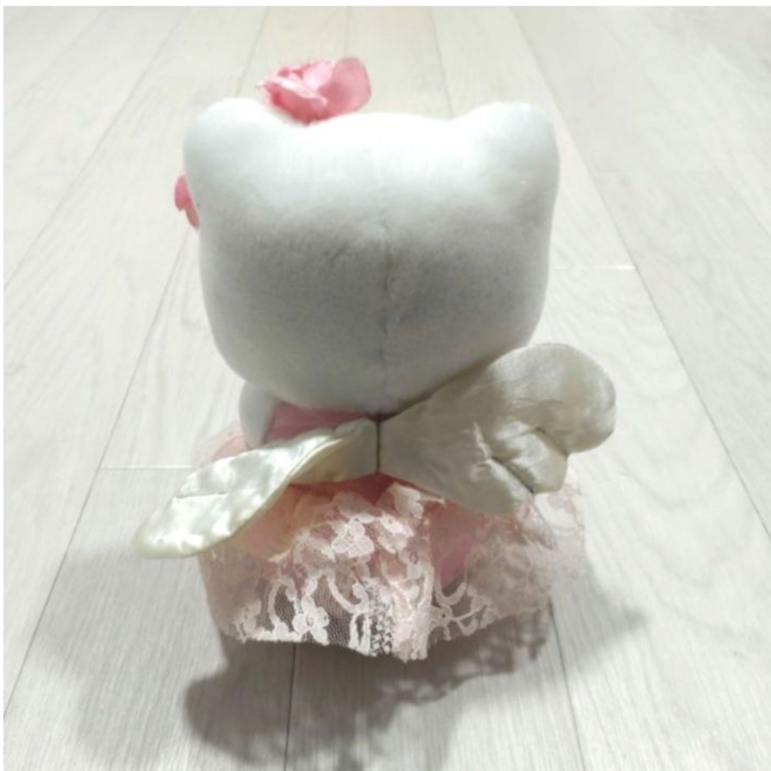ハローキティ - ハローキティ ぬいぐるみ 花冠付き バラ 花束 ハローキティ - ハローキティ ぬいぐるみ 花冠付き バラ 花束