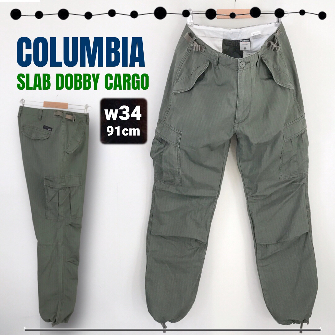 Columbia - コロンビア☆スラブドビーツイルカーゴパンツ☆裾 Columbia - コロンビア☆スラブドビーツイルカーゴパンツ☆裾