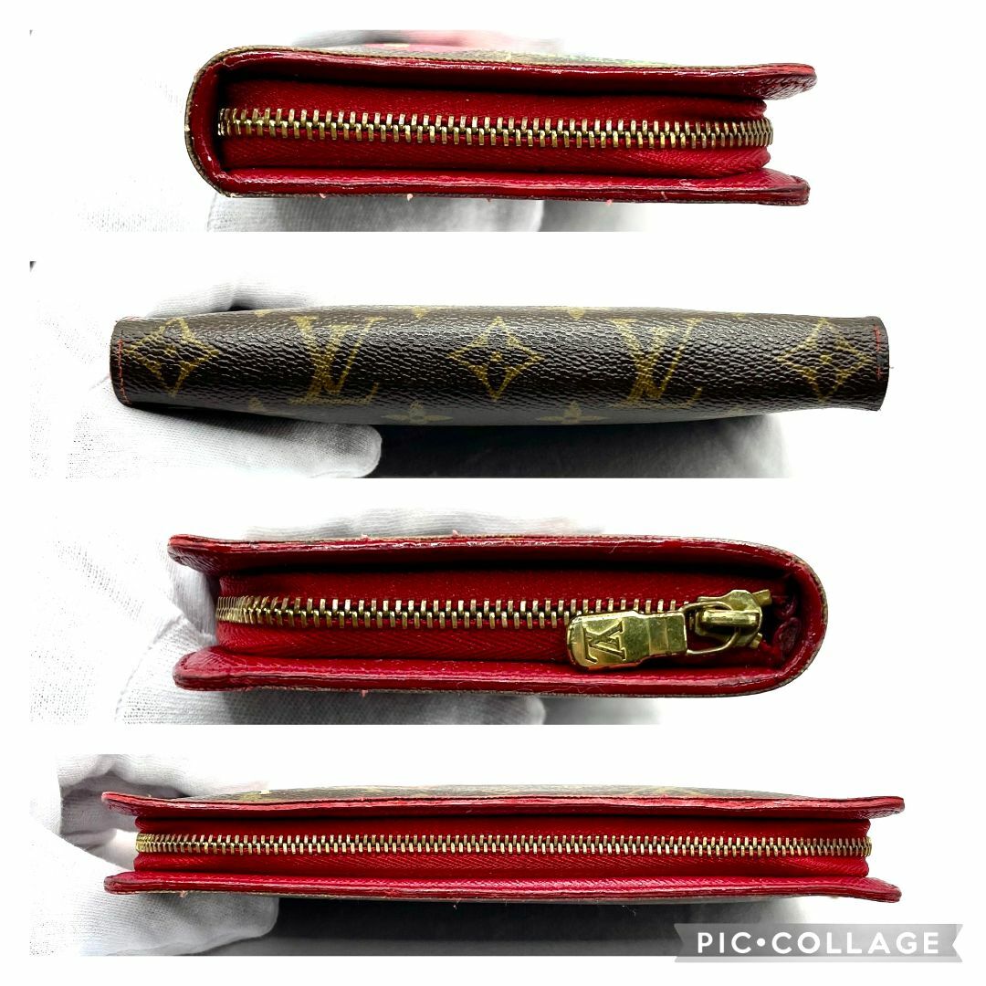 ヴィトン M95006 モノグラムチェリー ポルトモネジップ 長財布