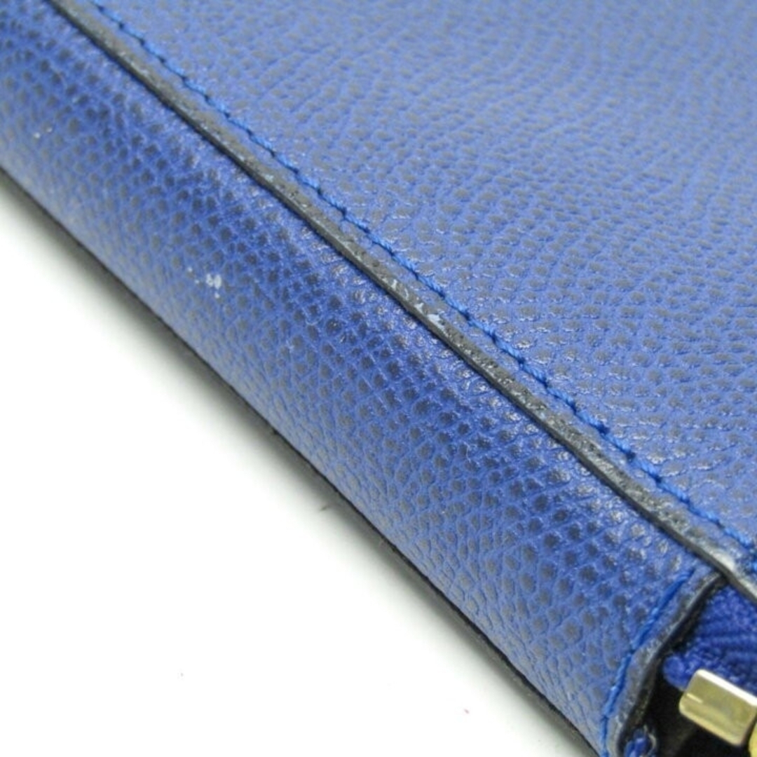 ヴァレクストラ Valextra ラウンドジップ長財布 ロイヤルブルー ヴァレクストラ Valextra ラウンドジップ長財布 ロイヤルブルー