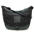 CHANEL シャネル スポーツライン ココマーク ショルダーバッグ 斜め掛け キャンバス ナイロン 黒 ブラック 緑 グリーン A23289