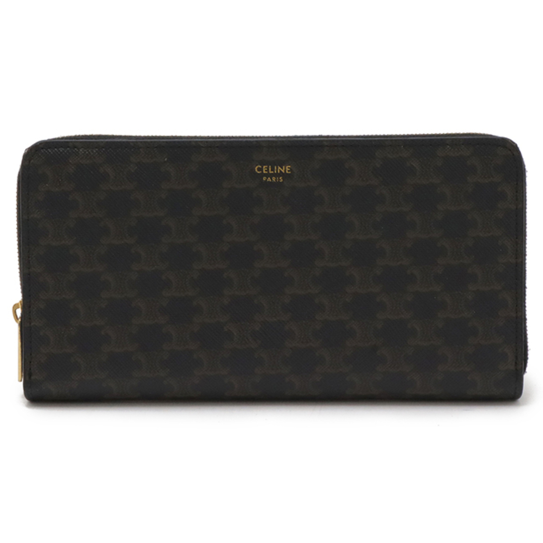 CELINE セリーヌ トリオンフ ラージ ジップウォレット ラウンド CELINE セリーヌ トリオンフ ラージ ジップウォレット ラウンド