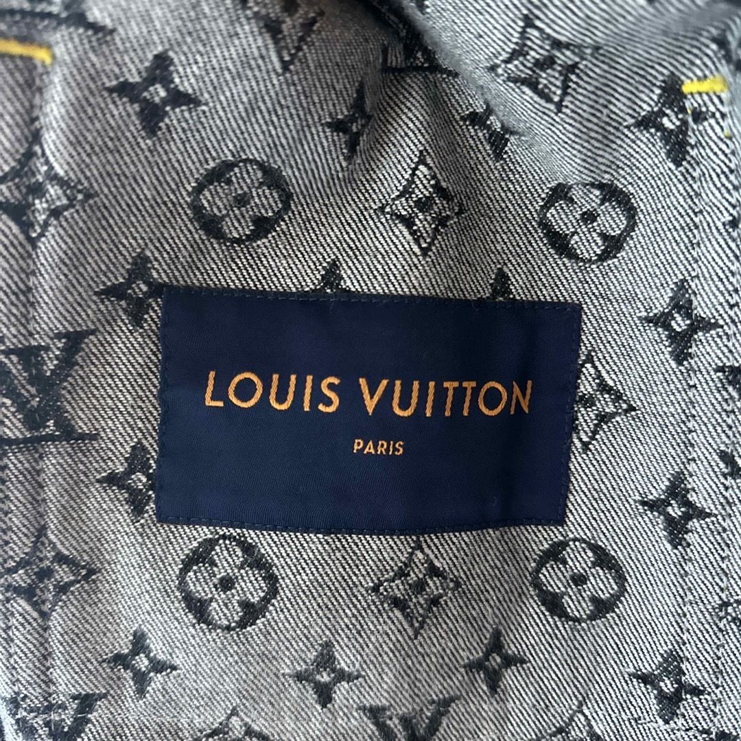 LOUIS VUITTON - LOUIS VUITTONモノグラムクレイジーデニムワークウエアデニムジャケット