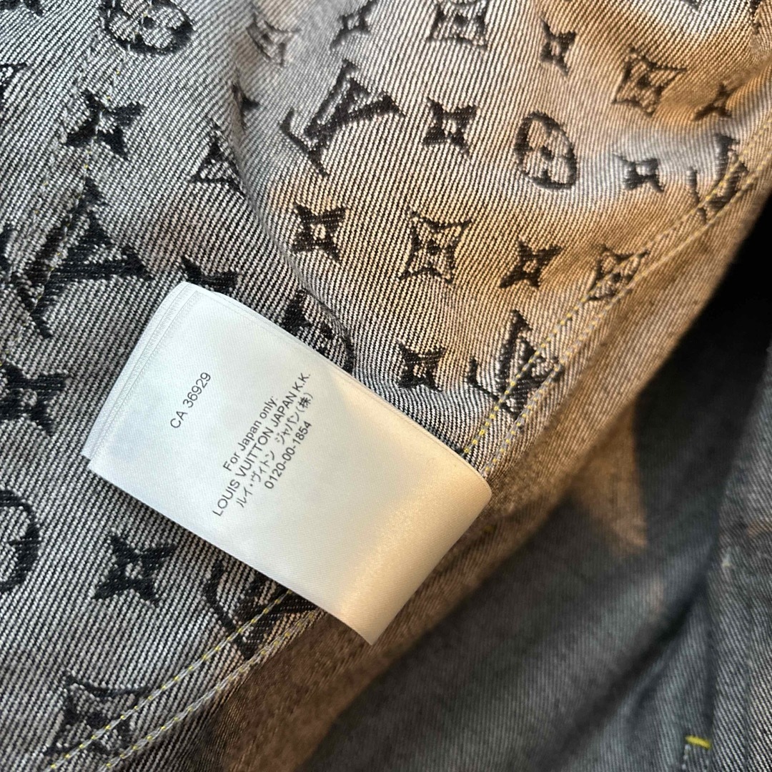 LOUIS VUITTON - LOUIS VUITTONモノグラムクレイジーデニムワークウエアデニムジャケット