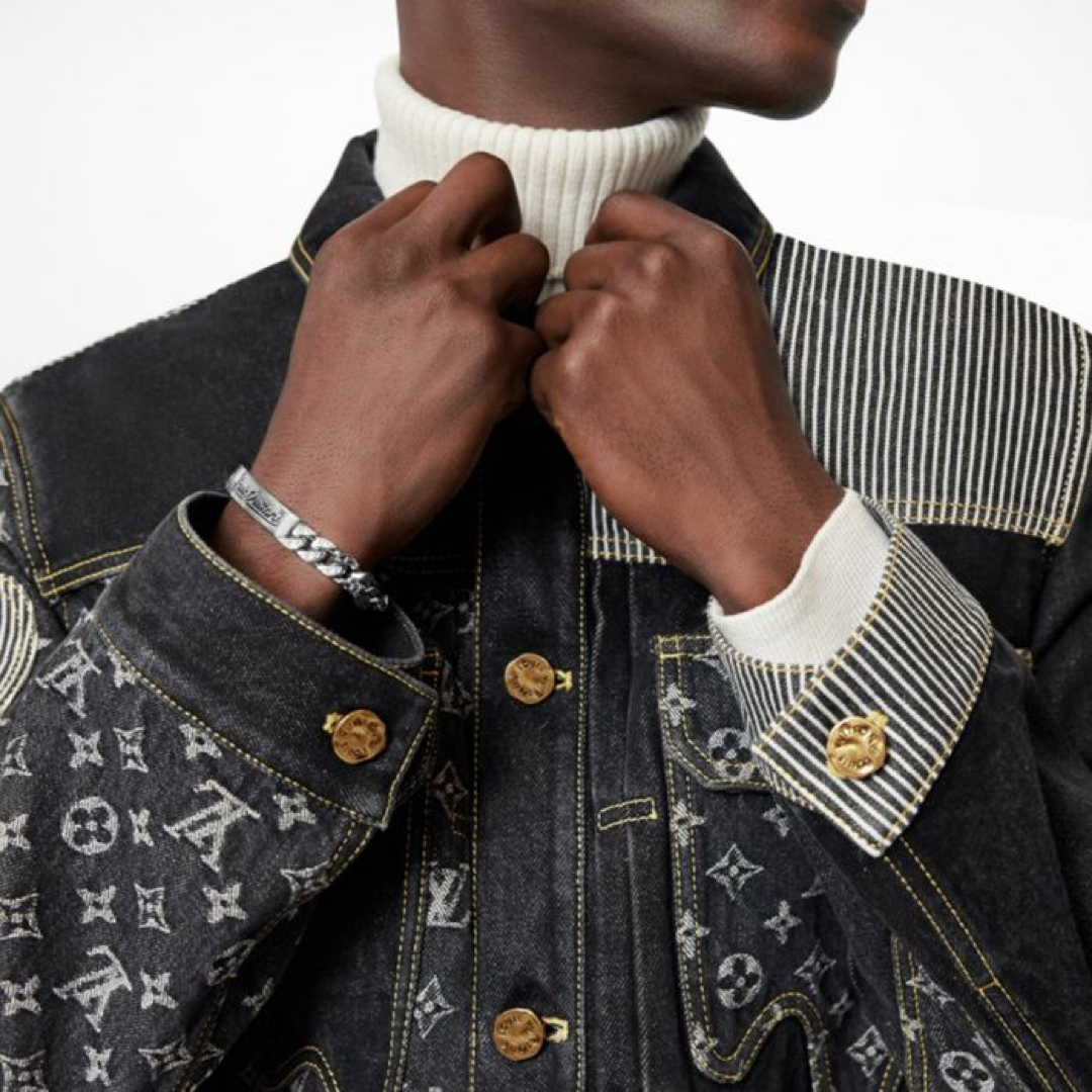 LOUIS VUITTON - LOUIS VUITTONモノグラムクレイジーデニムワークウエアデニムジャケット