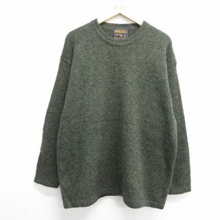 WOOLRICH WOMEN 80年代 紺タグ 麻混 コットンニット