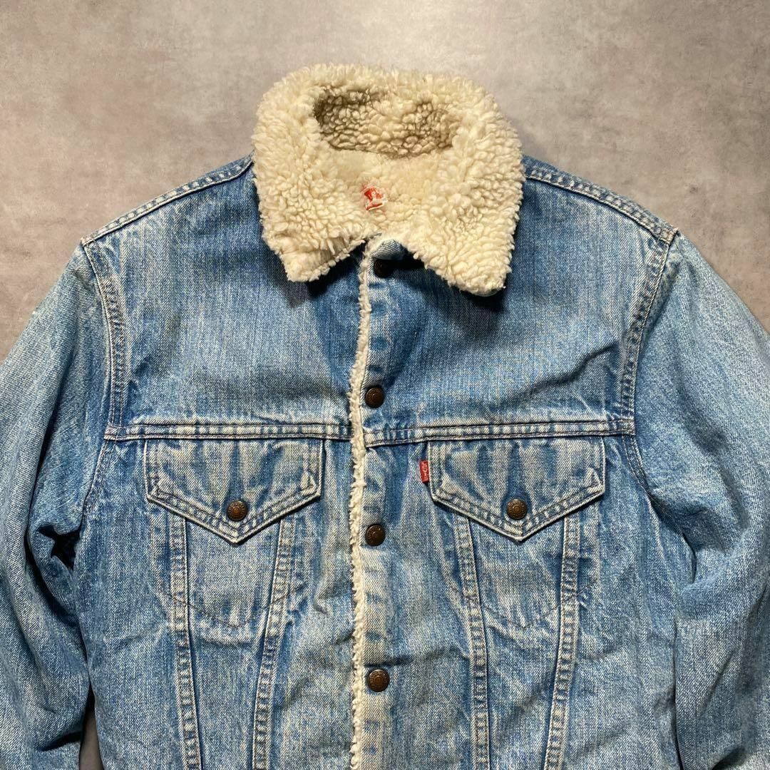 70s Levisリーバイス 70605 デニムボアジャケット 常田大希着用同型 70s Levisリーバイス 70605 デニムボアジャケット 常田大希着用同型