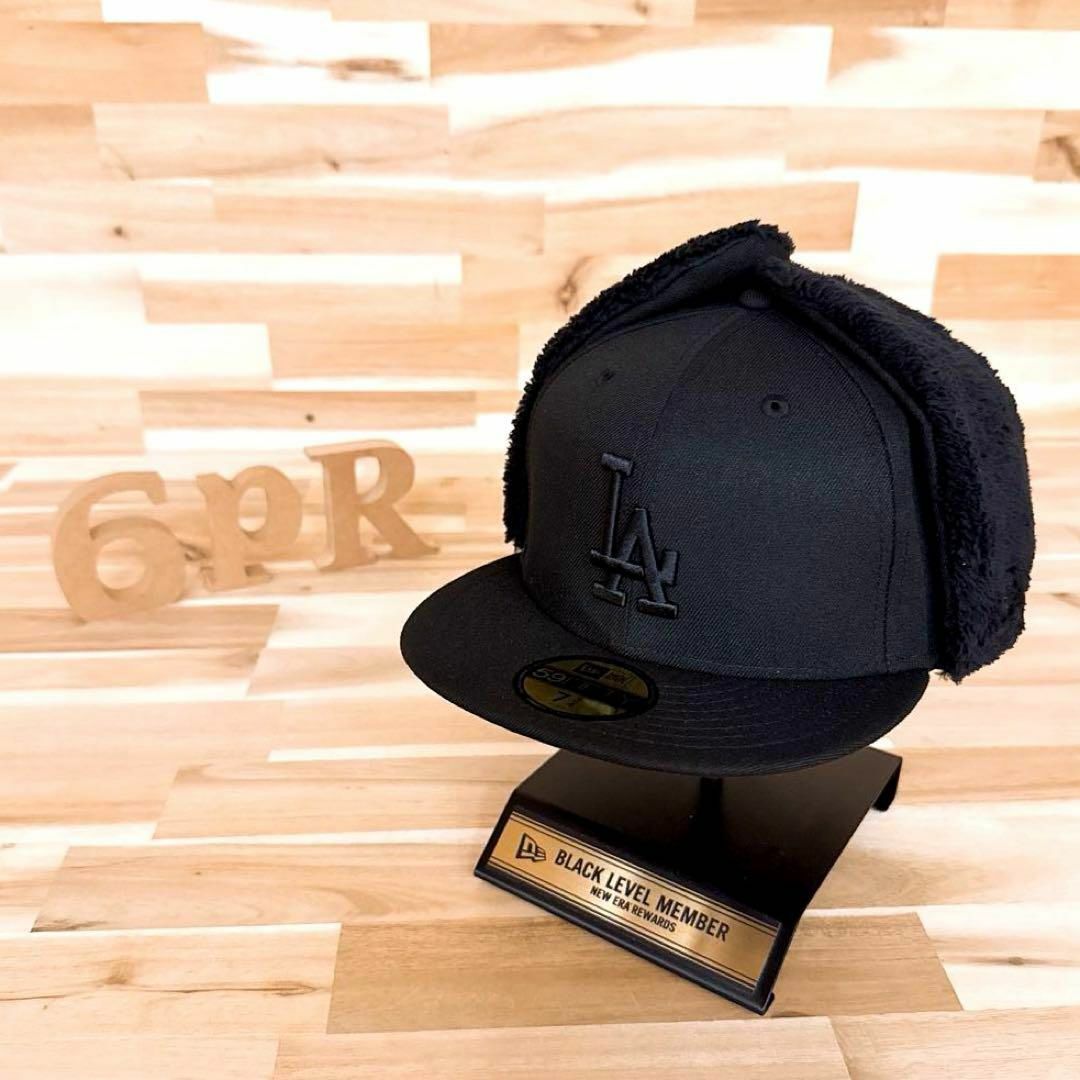 NEW ERA - レア【ニューエラ×ドジャース】オールブラック ドッグ NEW ERA - レア【ニューエラ×ドジャース】オールブラック ドッグ