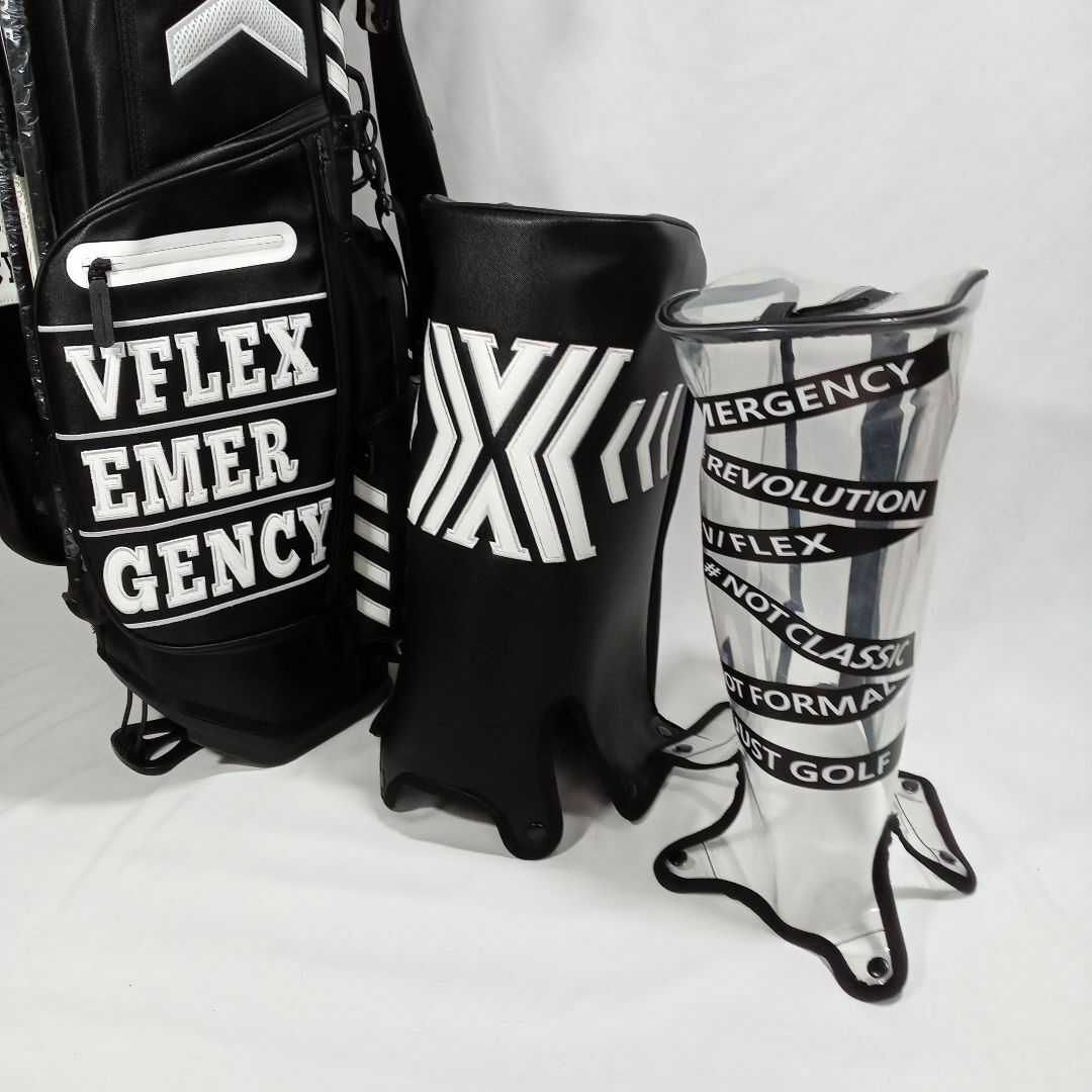 新品】 V-FLEX GOLF エマージェンシー スタンド式 キャディバッグ 新品】 V-FLEX GOLF エマージェンシー スタンド式 キャディバッグ