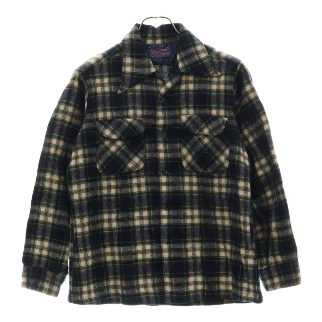 PENDLETON ペンドルトン 70S チェック柄 ウール フランネル 長袖 PENDLETON ペンドルトン 70S チェック柄 ウール フランネル 長袖