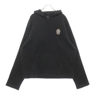 クロムハーツ(Chrome Hearts)のCHROME HEARTS クロムハーツ SWTR REGULATOR HD ダガー刺繍カシミアニットパーカー ブラック(パーカー)