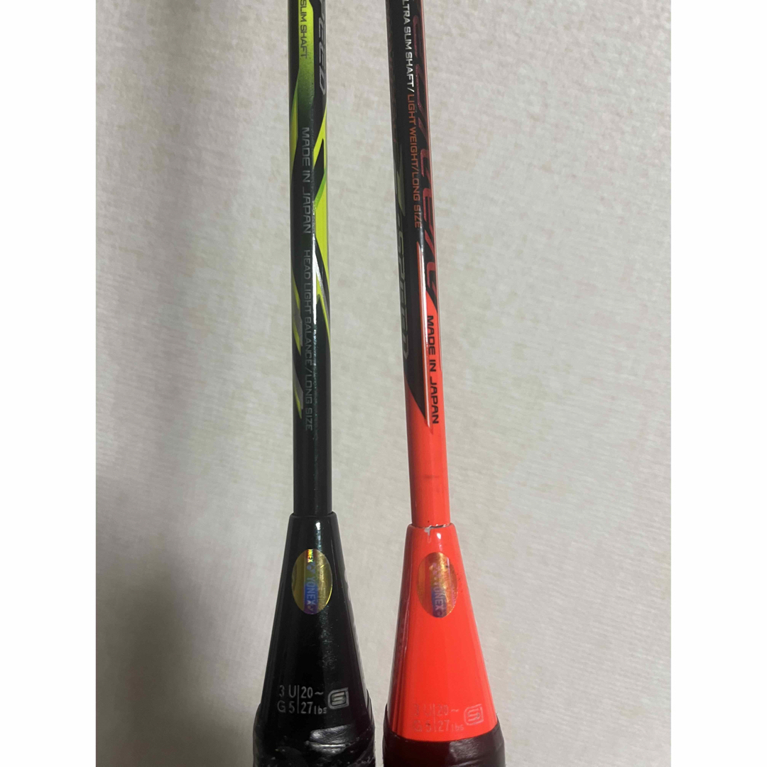 元グリ付 2本 3u ナノレイzスピード ヨネックス バドミントン 元グリ付 2本 3u ナノレイzスピード ヨネックス バドミントン
