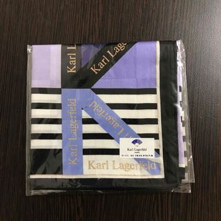 【新品未使用品】Karl Lagerfeld 大判 ハンカチ