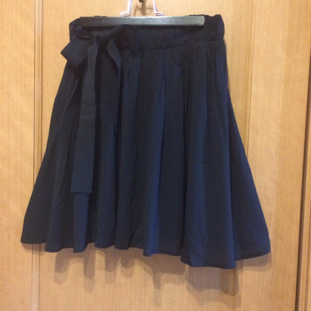 RED VALENTINO(レッドヴァレンティノ)のレッドヴァレンティノ スカート グログランリボン レディースのスカート(ひざ丈スカート)の商品写真