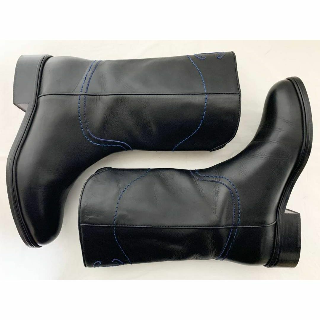 CHANEL - 超美品 シャネル G26068 CC 青ステッチ レザー CHANEL - 超美品 シャネル G26068 CC 青ステッチ レザー