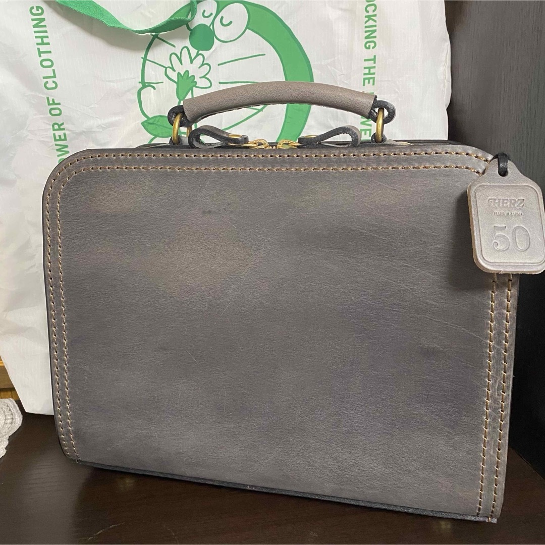 HERZ ヘルツ ダブルステッチ2way ショルダーバッグ プルアップ HERZ ヘルツ ダブルステッチ2way ショルダーバッグ プルアップ