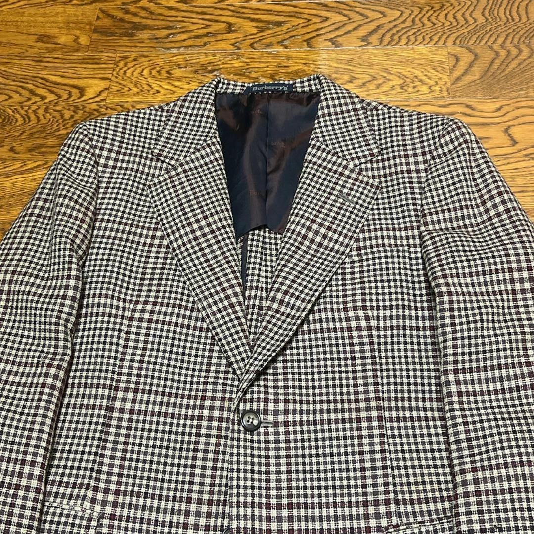 70s 英国製 Burberry's バーバリー テーラードジャケット チェック 70s 英国製 Burberry's バーバリー テーラードジャケット チェック
