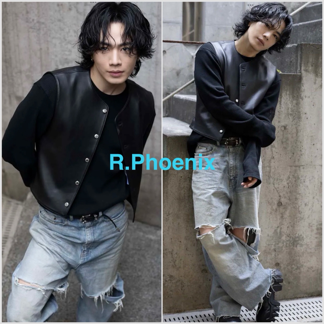 BALENCIAGA - 【BALENCIAGA】DESTROYED SKATER JEANSの通販 by R BALENCIAGA - 【BALENCIAGA】DESTROYED SKATER JEANSの通販 by R