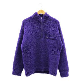 オーラリー(AURALEE)の【美品】  AURALEE / オーラリー | 2024AW | MERINO WOOL BOA KNIT HALF ZIP P/O / メリノウール ハーフジッププルオーバー | 4 | purple | メンズ(その他)