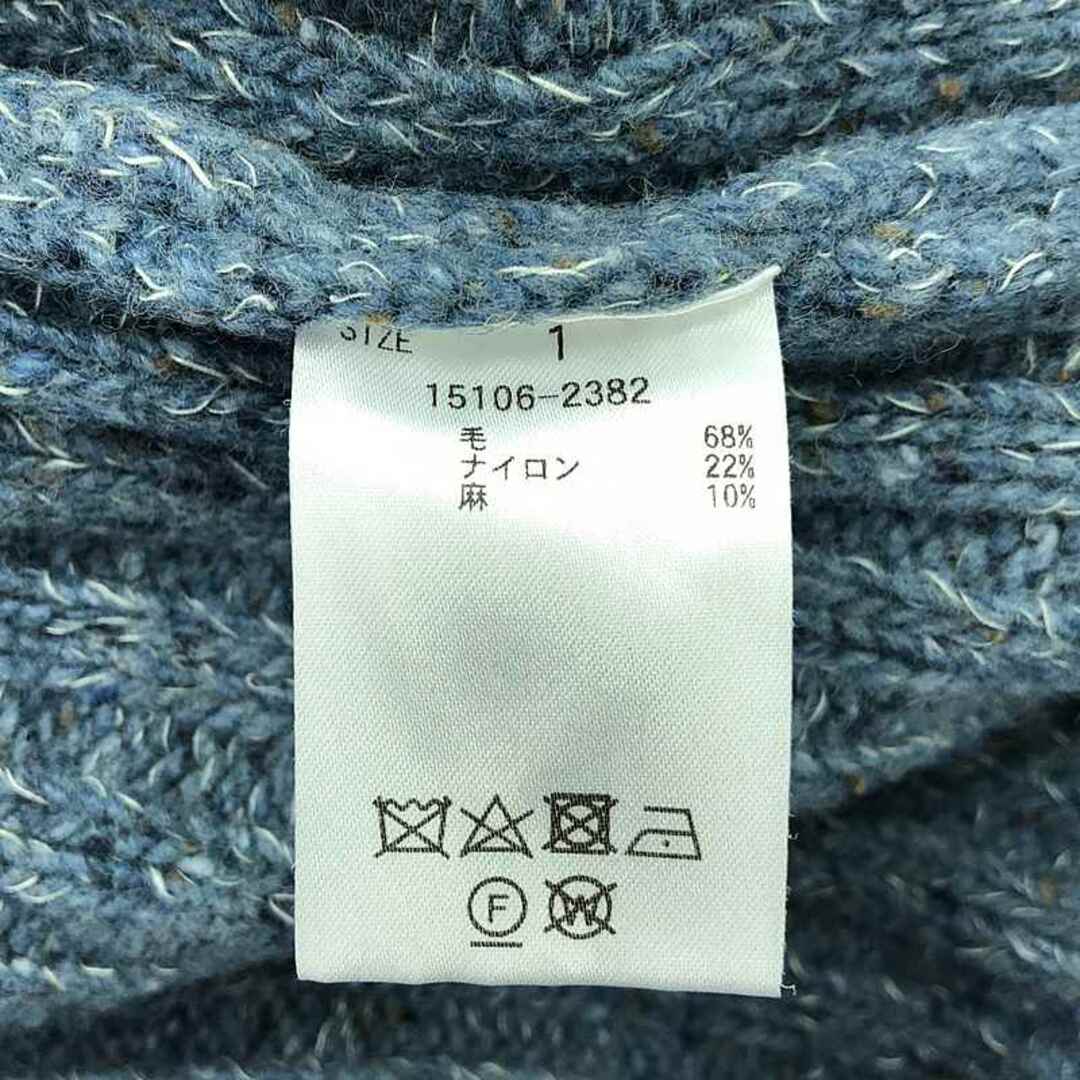 CLANE - CLANE / クラネ | MIX YARN WIDE RIB TURTLE KNIT TOPS CLANE - CLANE / クラネ | MIX YARN WIDE RIB TURTLE KNIT TOPS