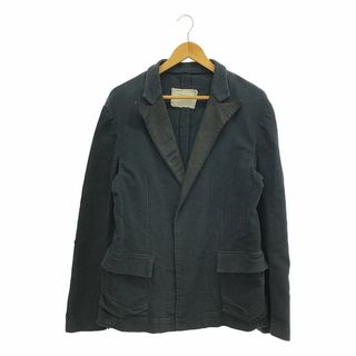 グレッグローレン(Greg Lauren)のGREG LAUREN / グレッグローレン | The MOLESKIN BLAZER / COTTON and Silk FAILLE HAND WASH COLD HANG DRY / モールスキンジャケット | 3 | ダークネイビー系 | メンズ(その他)