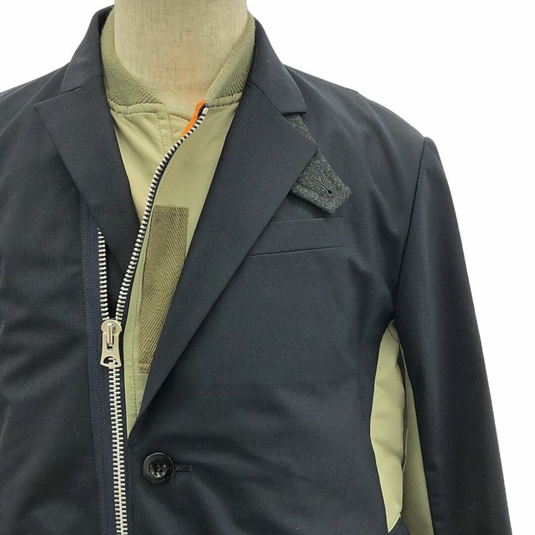 sacai - sacai / サカイ | 2023AW | Suiting x Nylon Twill sacai - sacai / サカイ | 2023AW | Suiting x Nylon Twill