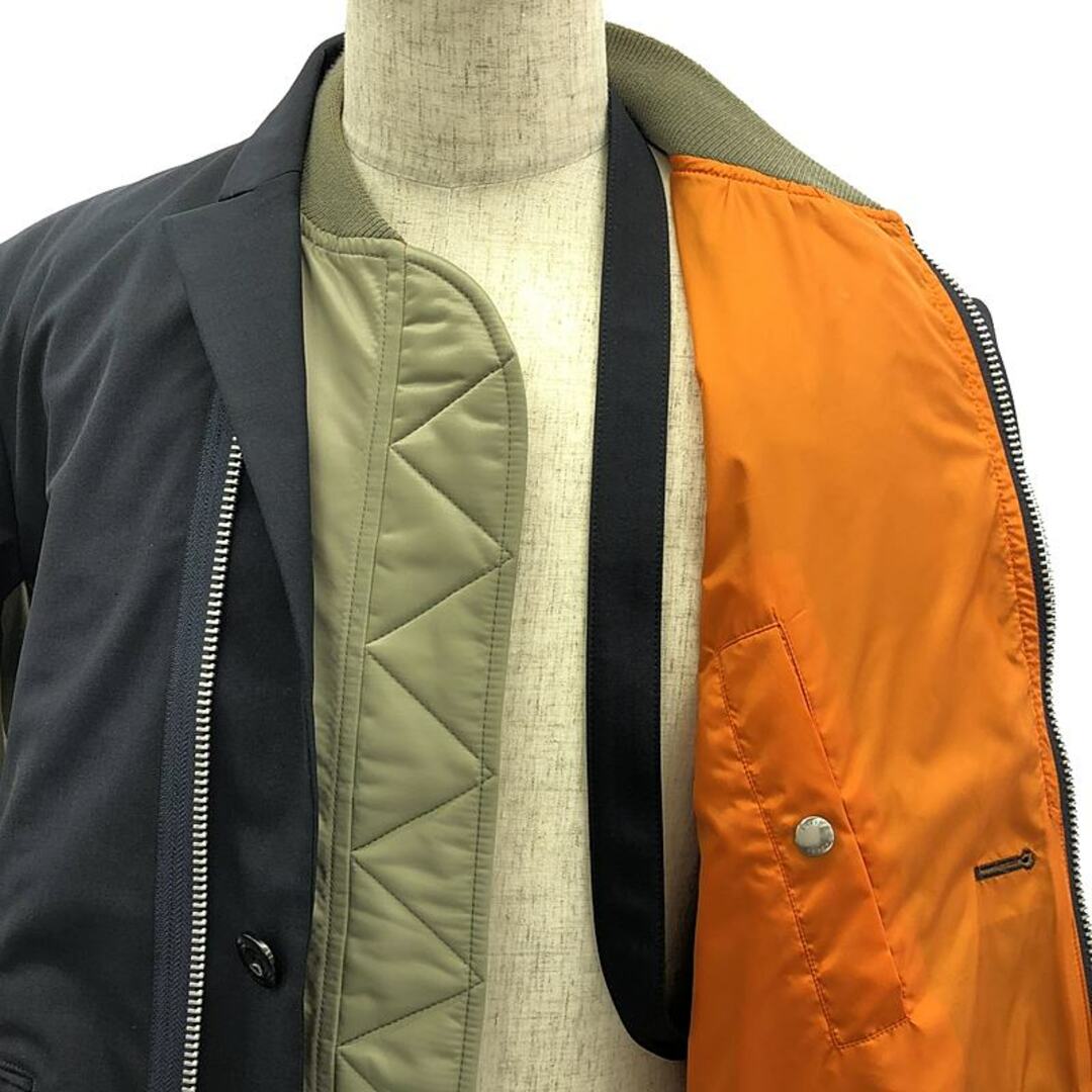 sacai - sacai / サカイ | 2023AW | Suiting x Nylon Twill sacai - sacai / サカイ | 2023AW | Suiting x Nylon Twill