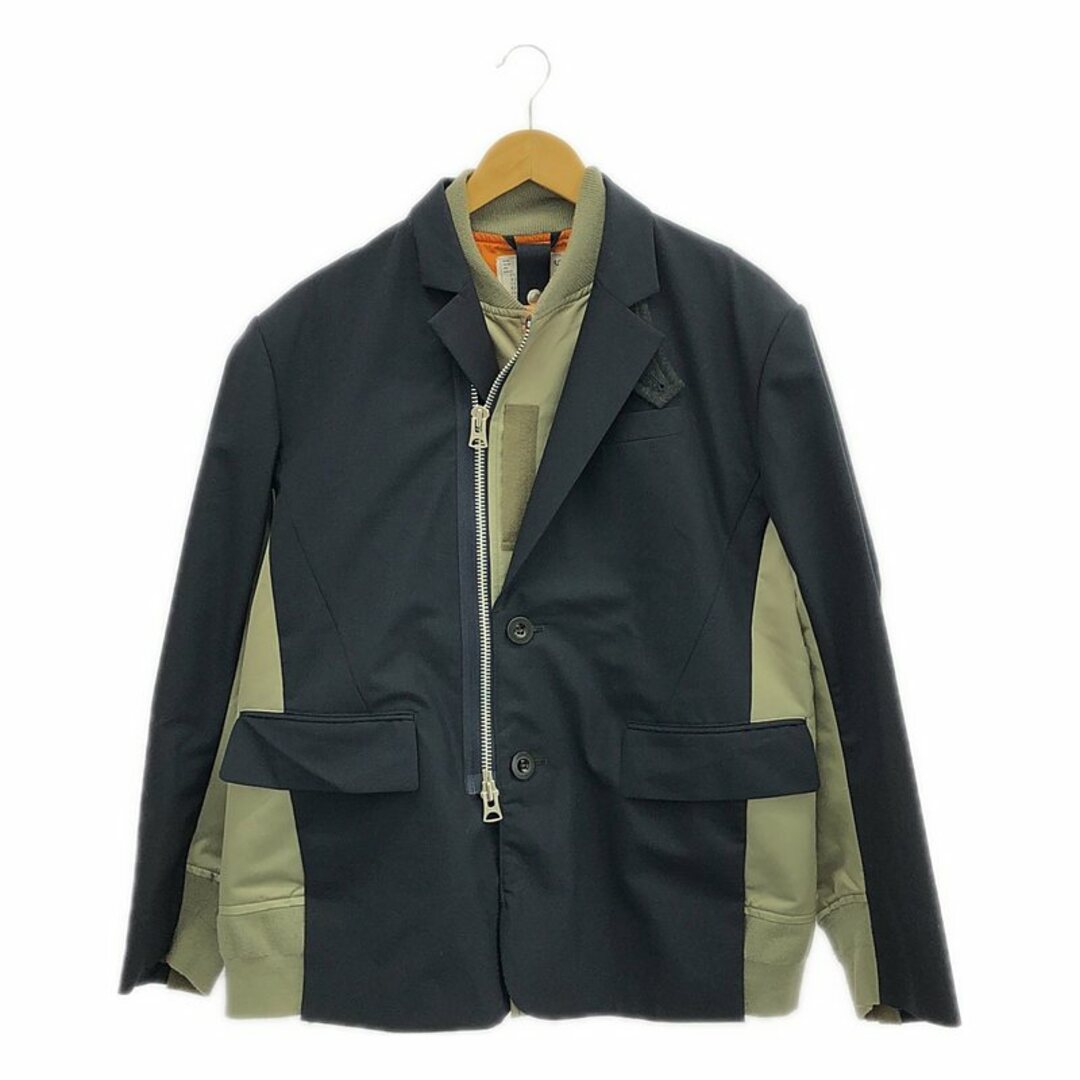 sacai - sacai / サカイ | 2023AW | Suiting x Nylon Twill sacai - sacai / サカイ | 2023AW | Suiting x Nylon Twill