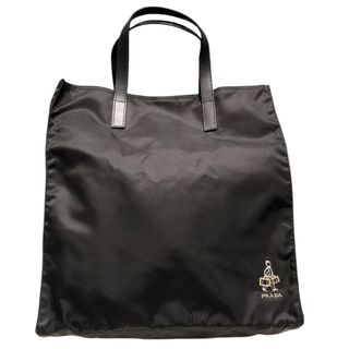 プラダ(PRADA)の　プラダ PRADA ナイロンショッピングバッグ 2VG905 ブラック シルバー金具 ナイロン レディース トートバッグ(トートバッグ)