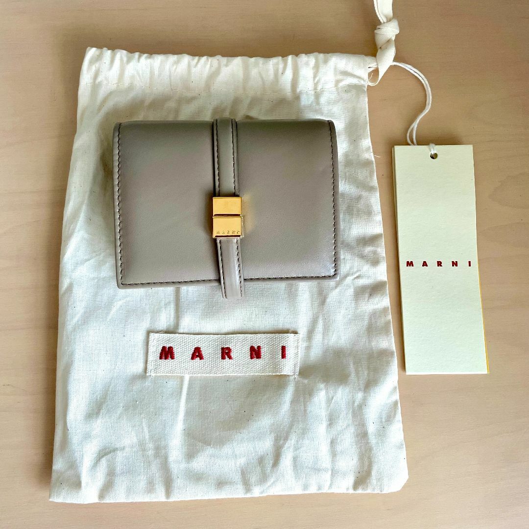 MARNI - 新品・正規品 MARNIマルニ Prismaプリズマ 二つ折り財布