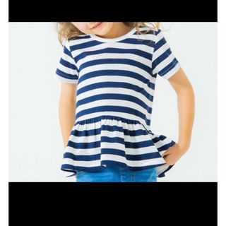 ブランシェス(Branshes)の【新品タグ付き】branshes / 裾フリル半袖Tシャツ(Tシャツ/カットソー)