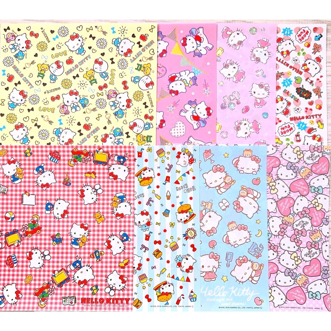 サンリオ - ハローキティ キキララ 各8柄入!千代紙 デザイン サンリオ - ハローキティ キキララ 各8柄入!千代紙 デザイン