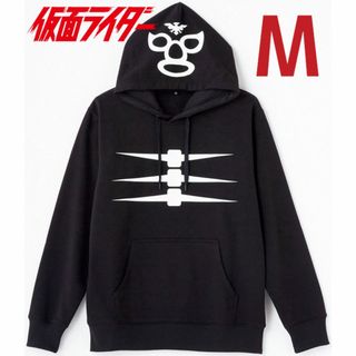 シマムラ(しまむら)の新品 Mサイズ パーカー 仮面ライダー ショッカー 黒 ブラック 裏起毛しまむら(パーカー)