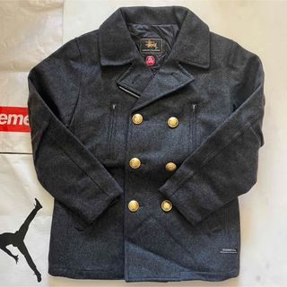 STUSSY - M 美品 Schott × Stussy ライダースコート Pコート STUSSY - M 美品 Schott × Stussy ライダースコート Pコート
