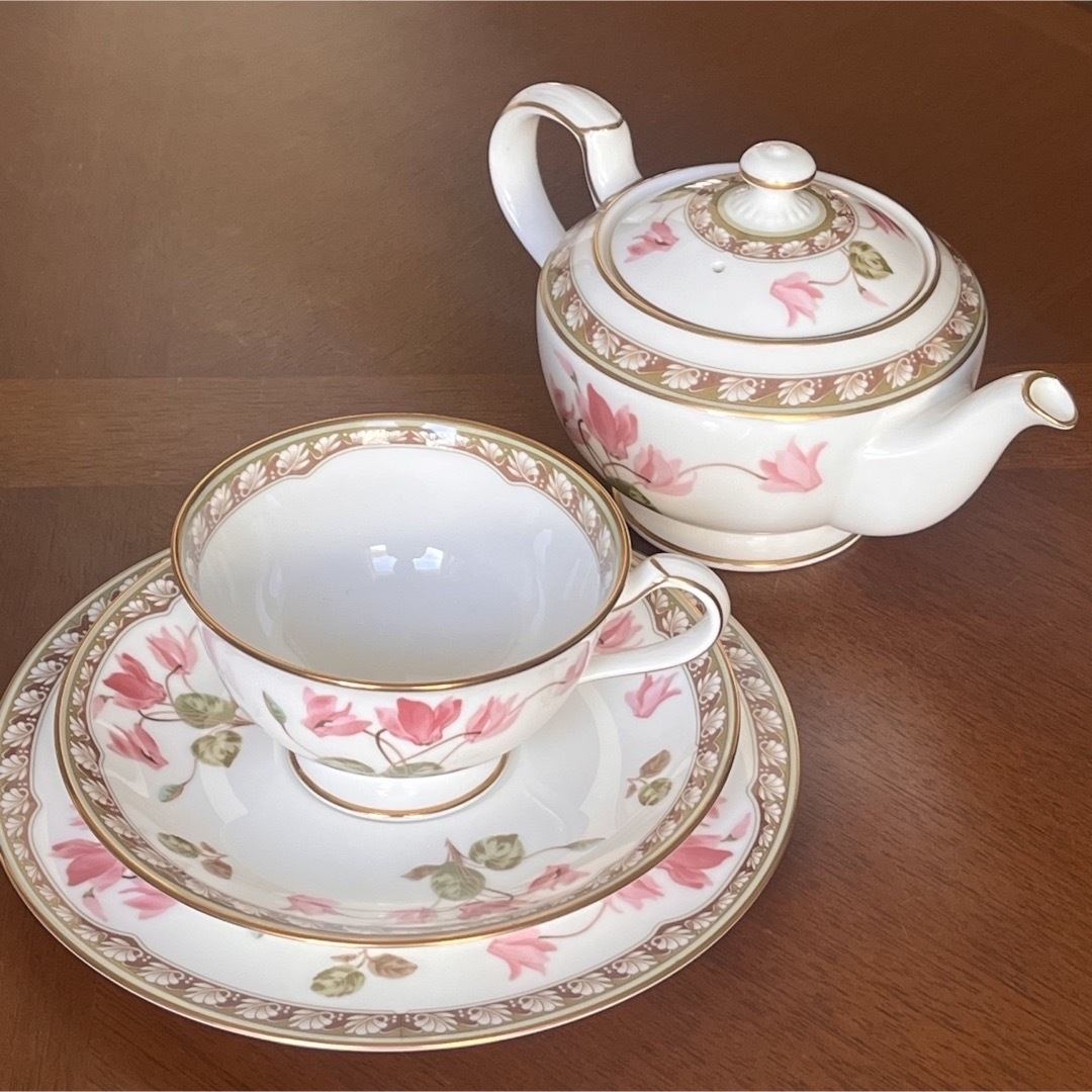 Noritake - 【美品】ノリタケ☆シクラメンタッチ☆ティーセット Noritake - 【美品】ノリタケ☆シクラメンタッチ☆ティーセット