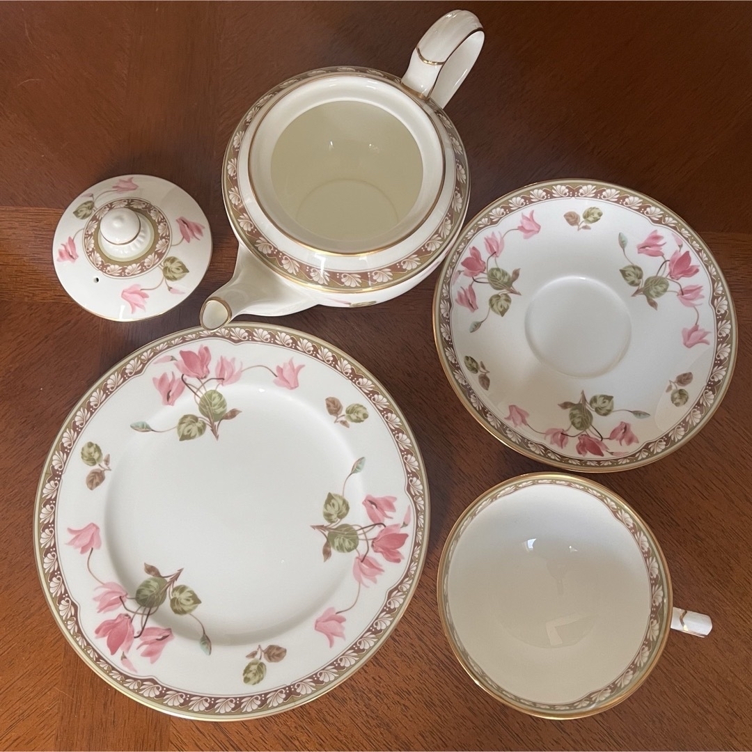 Noritake - 【美品】ノリタケ☆シクラメンタッチ☆ティーセット Noritake - 【美品】ノリタケ☆シクラメンタッチ☆ティーセット