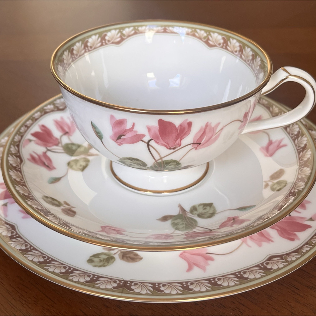 Noritake - 【美品】ノリタケ☆シクラメンタッチ☆ティーセット Noritake - 【美品】ノリタケ☆シクラメンタッチ☆ティーセット