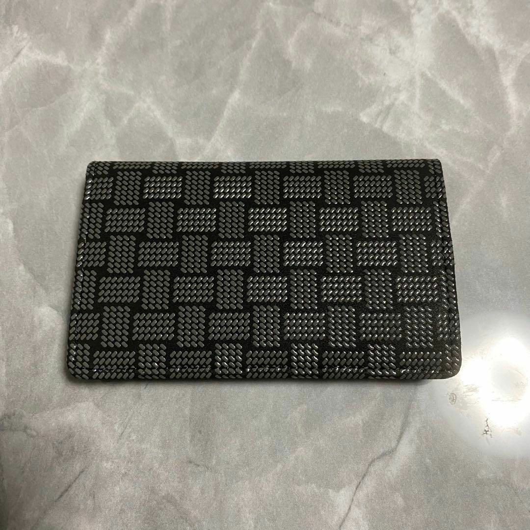 公式の店舗 新品】印伝 名刺入れ カードケース 鹿革 漆 工芸品 マチ付き 小物